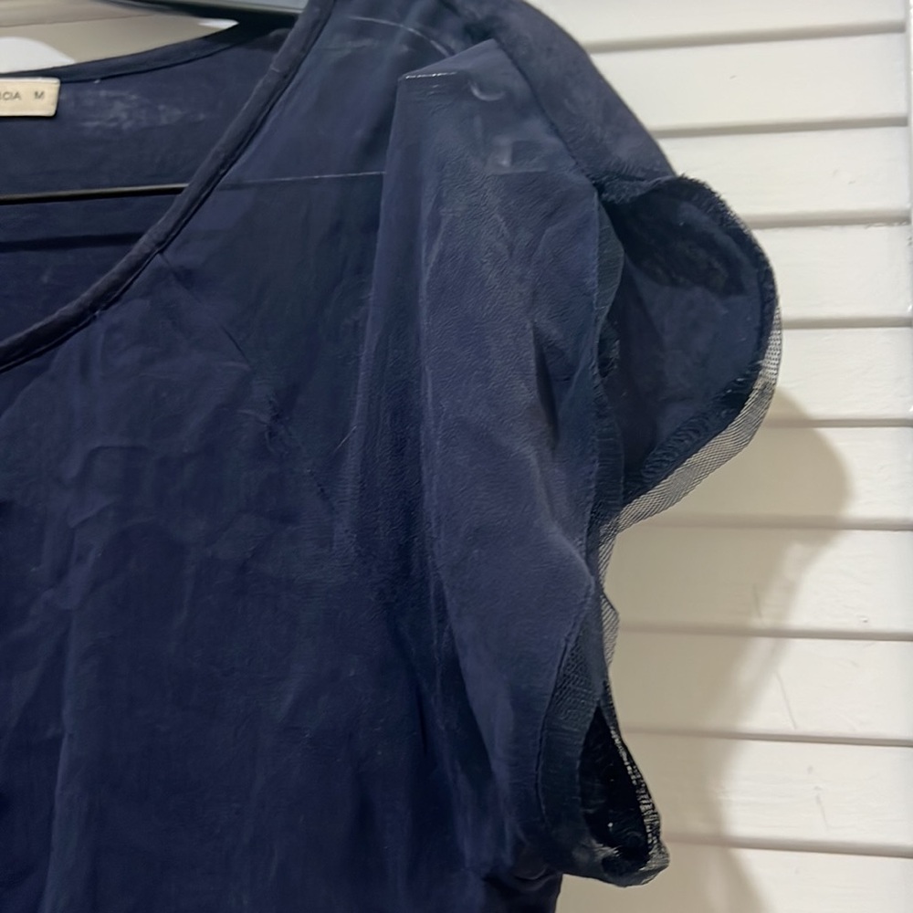 Navy Purificacion Garcia t-shirt - Picture 4 of 5